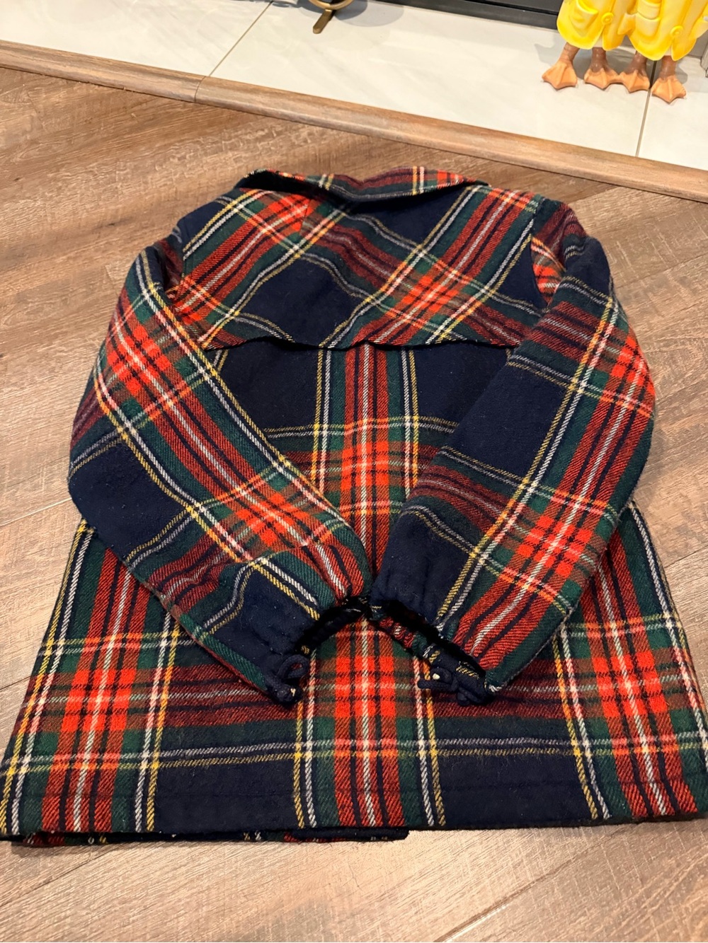 Vintage Wool Plaid Tartan Jacket Women’s EU 40 - Picture 6 of 6